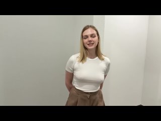 he looked at the boobs, touched the ass - it remains to fuck this stranger